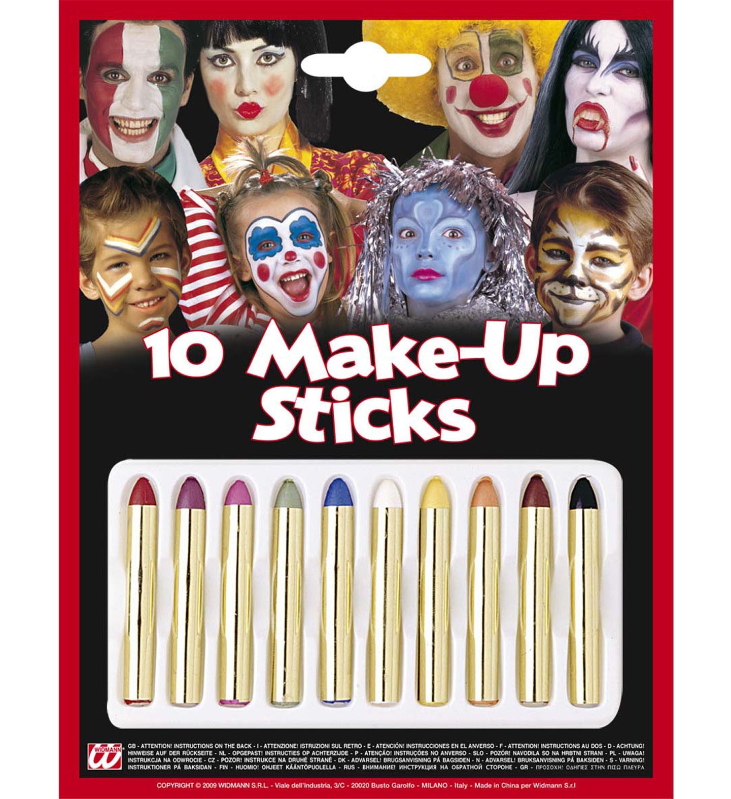 Trucco per Bimbi – Set 10 Matite Make Up Viso Truccabimbi – PS 00818
