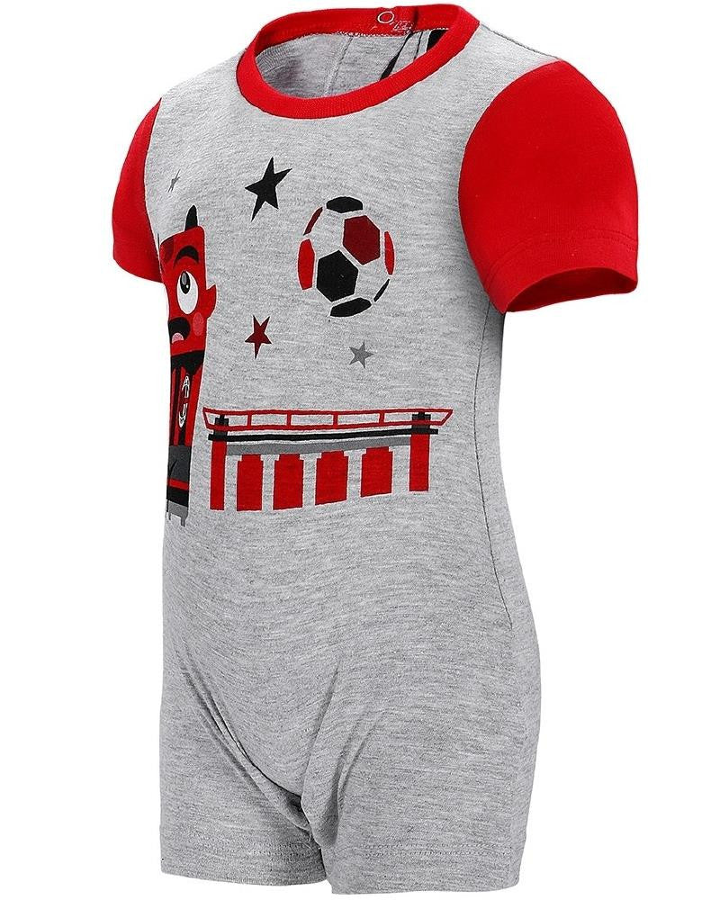 Pagliaccetto Neonato AC Milan – Abbigliamento Ufficiale – Maniche Corte – PS 27184