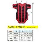 Body Neonato “Mamma Mi Ha Fatto Bello/Bella – Papà Mi Ha Fatto Milanista” – PS 32772-010