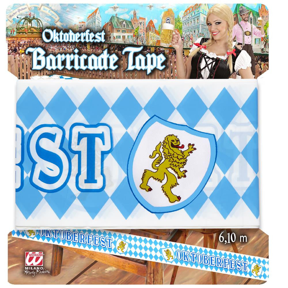 Nastro Barricata Festa Bavarese Oktoberfest – 6 Metri - PS 08564