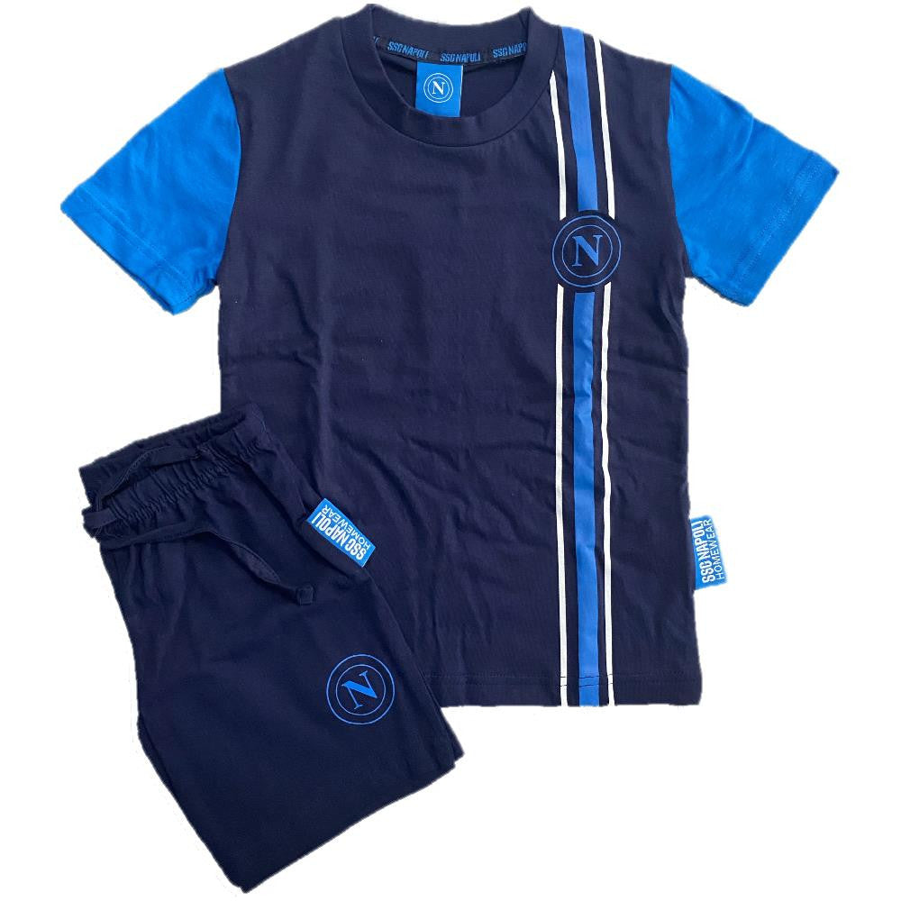 Pigiama Homewear SSC Napoli Calcio in Cotone – Prodotto Ufficiale Boy PS 46646