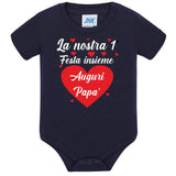 Body Neonato Prima Festa Del Papà “Auguri Papà – 100% Cotone PS 28180-0014