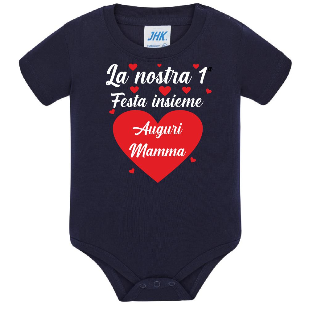 Body Neonato Prima Festa Della Mamma Auguri Mamma – 100% Cotone PS 28180-0015