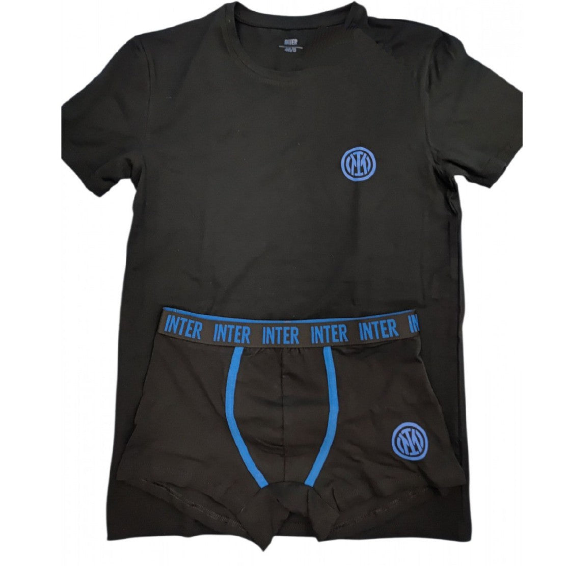 Set Intimo Inter Corto Cotone & Elastan – Maglia + Boxer Ufficiale FC Internazionale – PS 10306