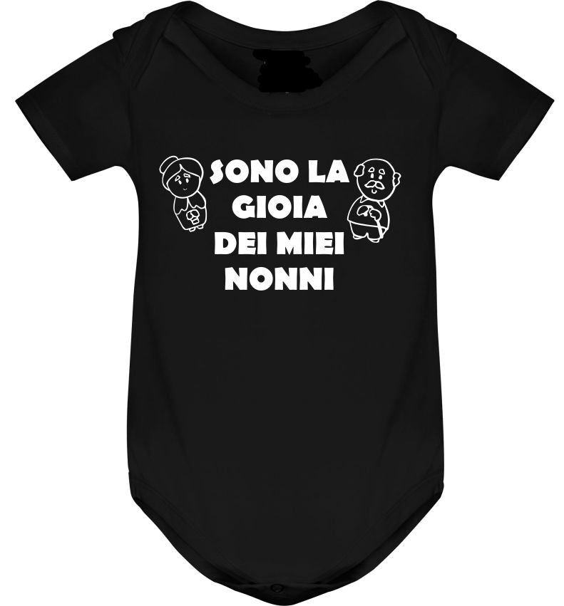Body Neonato “Sono La Gioia Dei Miei Nonni” 100% Cotone Idea Regalo PS 28180-0008