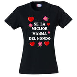 T-Shirt Donna “Sei la Migliore ... del Mondo” – Idea Regalo per Mamma, Zia, Nonna o Amica – PS 28870-001 PRS