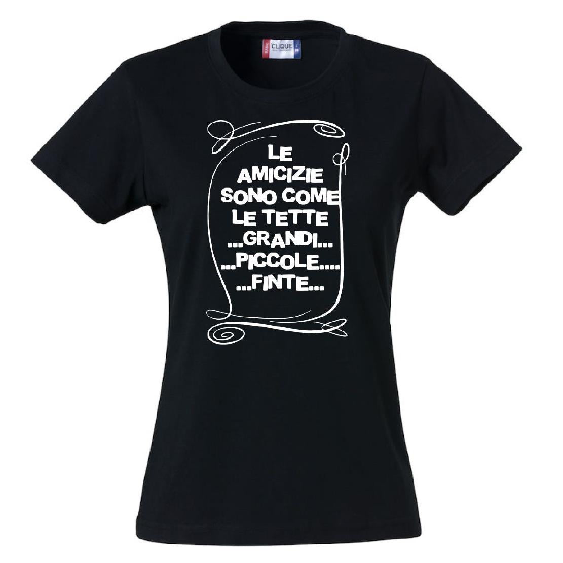 T-Shirt Donna “Le Amicizie Sono Come…” – Maglietta Divertente – PS 28870-012