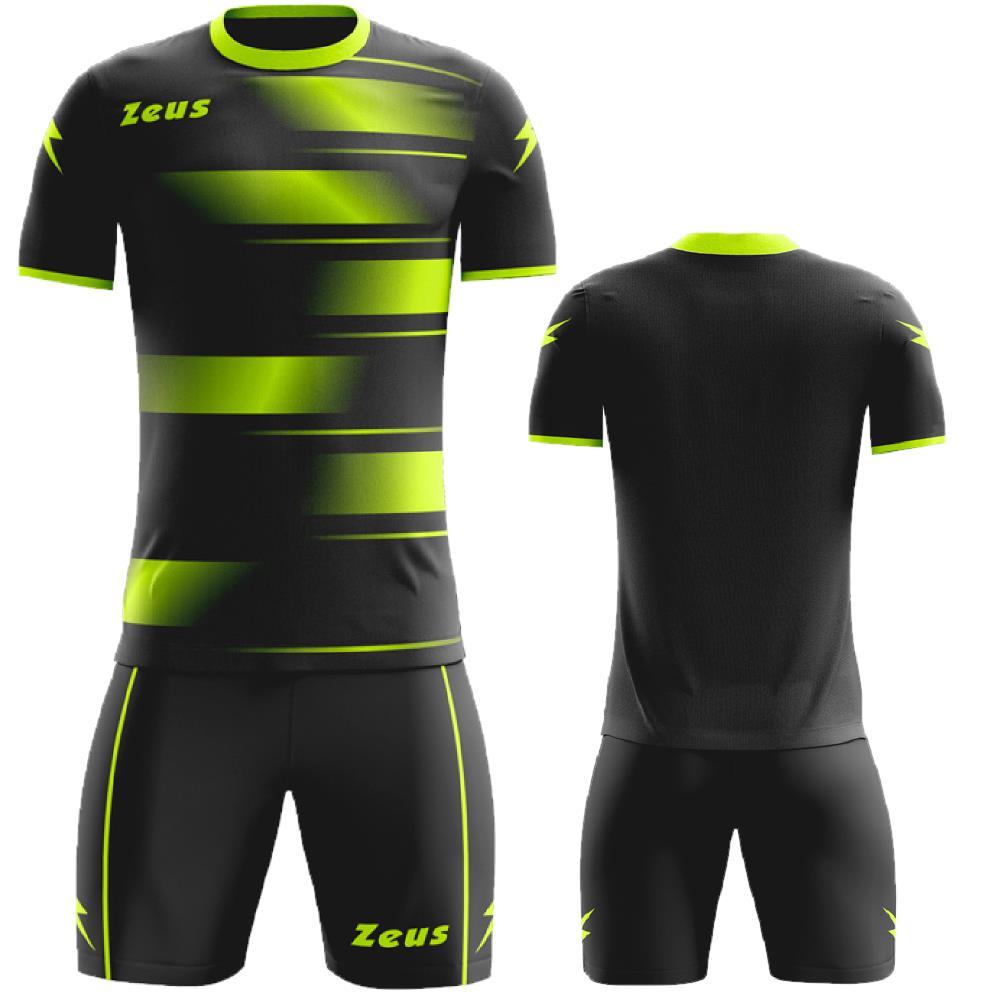 Completo Calcio Zeus Kit Kosmo – Maglia e Pantaloncino – Personalizzabile con Loghi, Nome e Numero PS 17300