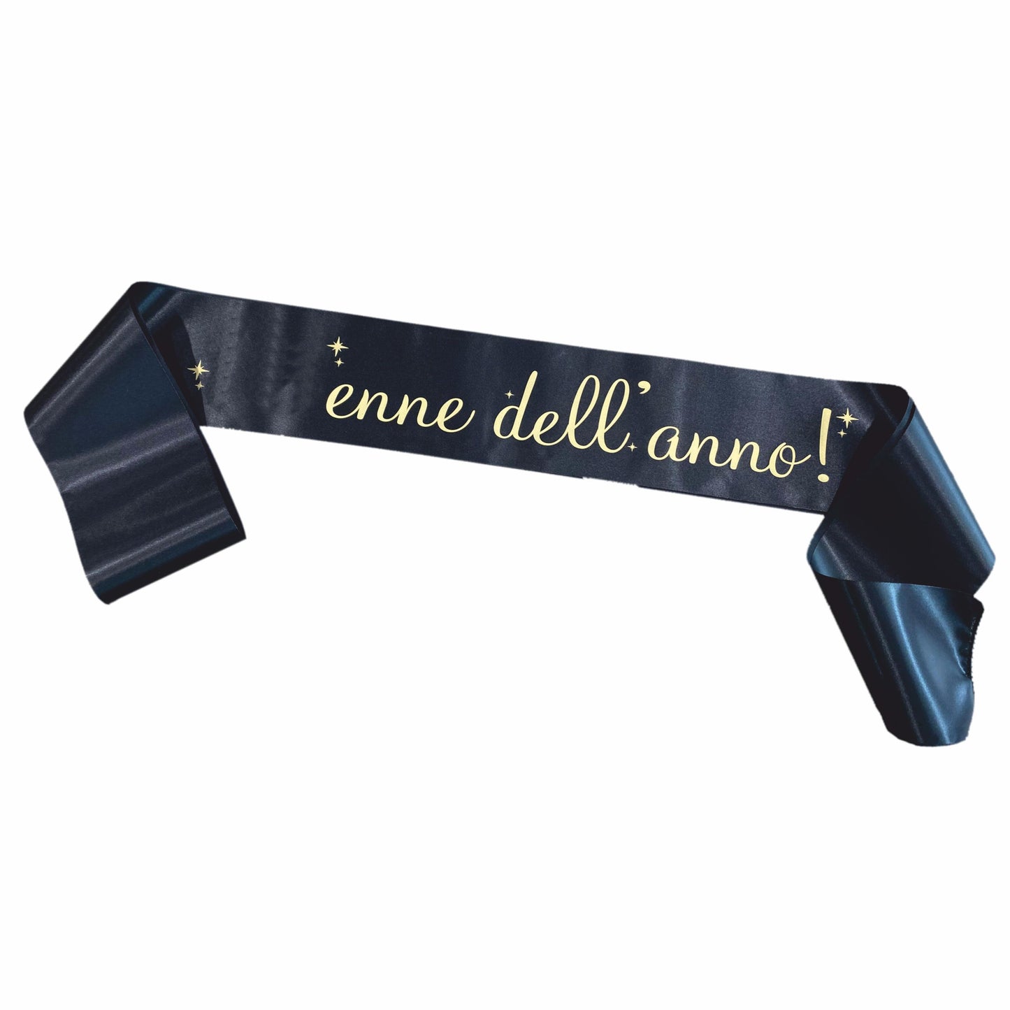 Fascia Compleanno Nera Personalizzata “18/20/30...Enne dell’Anno” – Gadget Party – PS 11447-001