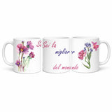 Tazza in Ceramica Personalizzabile “Miglior Mamma / Amica / Zia / ...” – Tazza Personalizzata PS 09370-3044