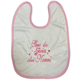 Bavaglino Ricamato “Sono la Gioia dei Miei…” – Bavaglini Personalizzati – PS 09874-001