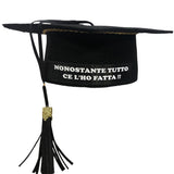 Cappello Laurea Tocco Personalizzato con Scritta – PS 40633