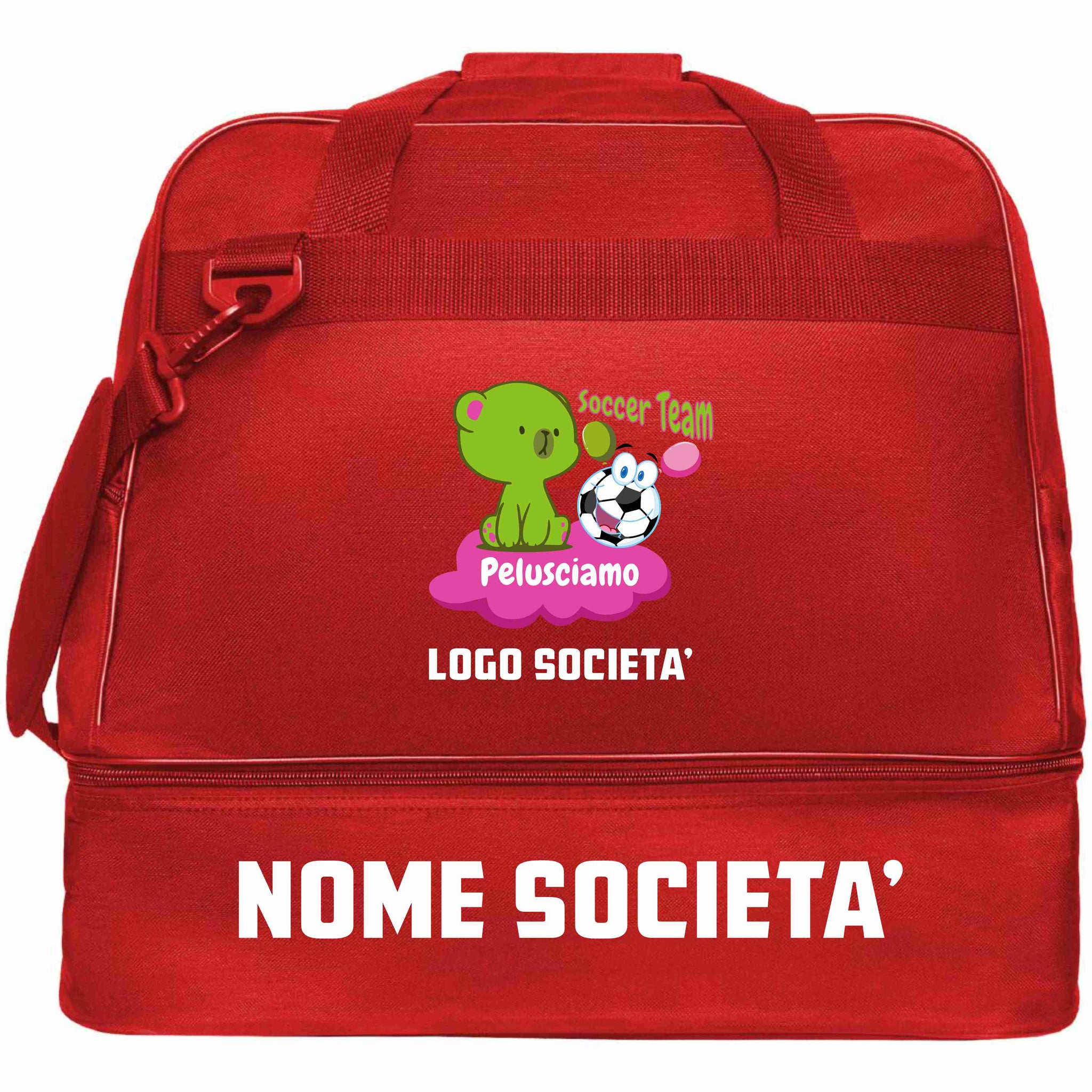 Borsa Sportiva con Doppio Manico e Tracolla Regolabile – Borsone Calcio Personalizzabile con Loghi e Scritte PS 00508 PRS