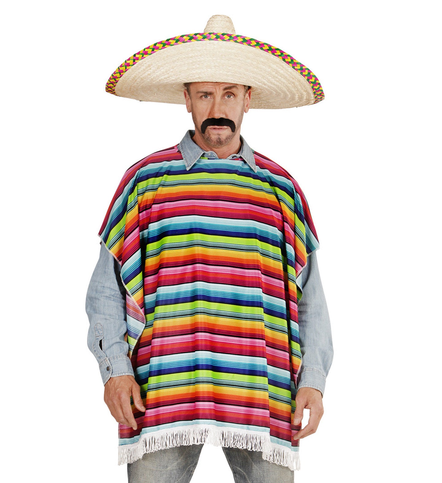 Poncho Messicano – Accessorio Costume Carnevale Cod. PS 03838