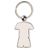 Portachiavi in Metallo Divisa Sportiva Personalizzabile con Nome e Numero | Portachiavi Maglia Calcio PS 05237