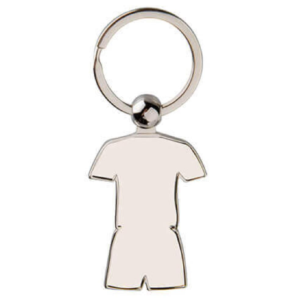 Portachiavi in Metallo Divisa Sportiva Personalizzabile con Nome e Numero | Portachiavi Maglia Calcio PS 05237