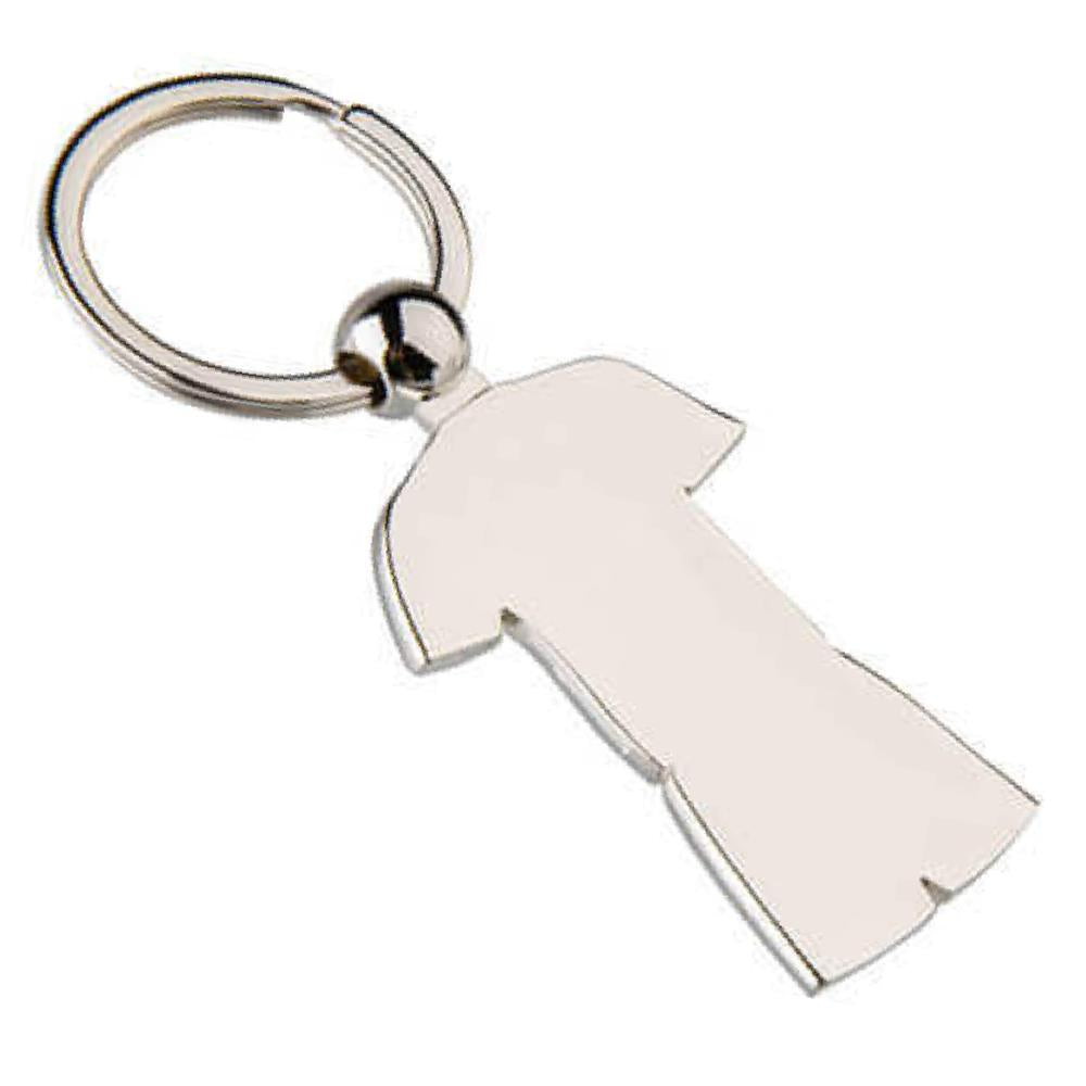 Portachiavi in Metallo Divisa Sportiva Personalizzabile con Nome e Numero | Portachiavi Maglia Calcio PS 05237