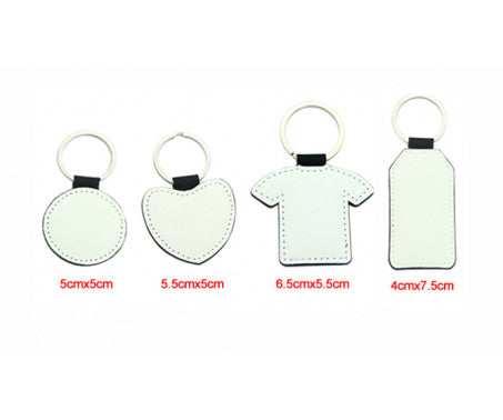 Portachiavi Personalizzabile EcoPelle Foto Frasi Forme Rettangolare Cuore Tondo Glitterati – Gadget Idea Regalo PS 12722 PRS