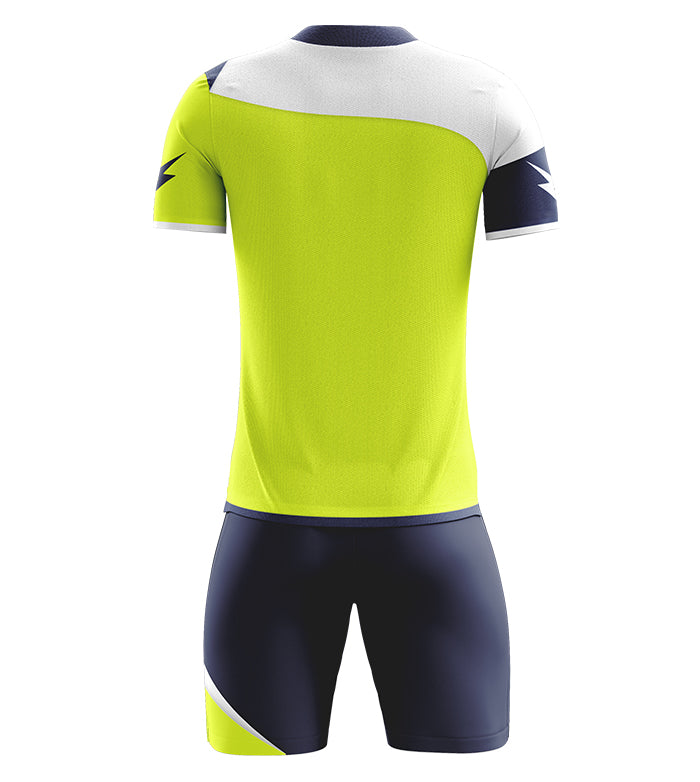 Completo Calcio Zeus Kit Lybra – T-shirt e Pantaloncini Manica Corta – Personalizzabile Loghi, Nome Numero PS 12809
