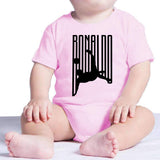 Body Neonato Stile Rovesciata Calcio Personalizzabile Con Nome e Numero 100% Cotone PS 28180-029