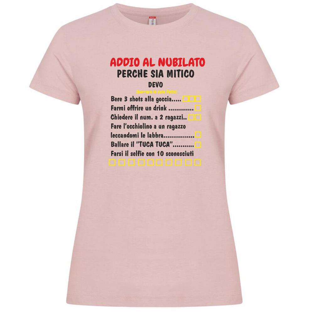 T-Shirt Addio al Nubilato “Cose da Fare Prima di Sposarsi” – PS 28870-017