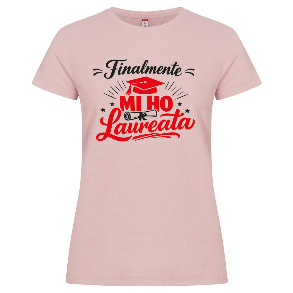 T-Shirt Donna Laurea "Mi ho Laureata" Personalizzabile – Idea regalo – PS 28870-029
