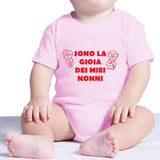 Body Neonato “Sono La Gioia Dei Miei Nonni” 100% Cotone Idea Regalo PS 28180-0008