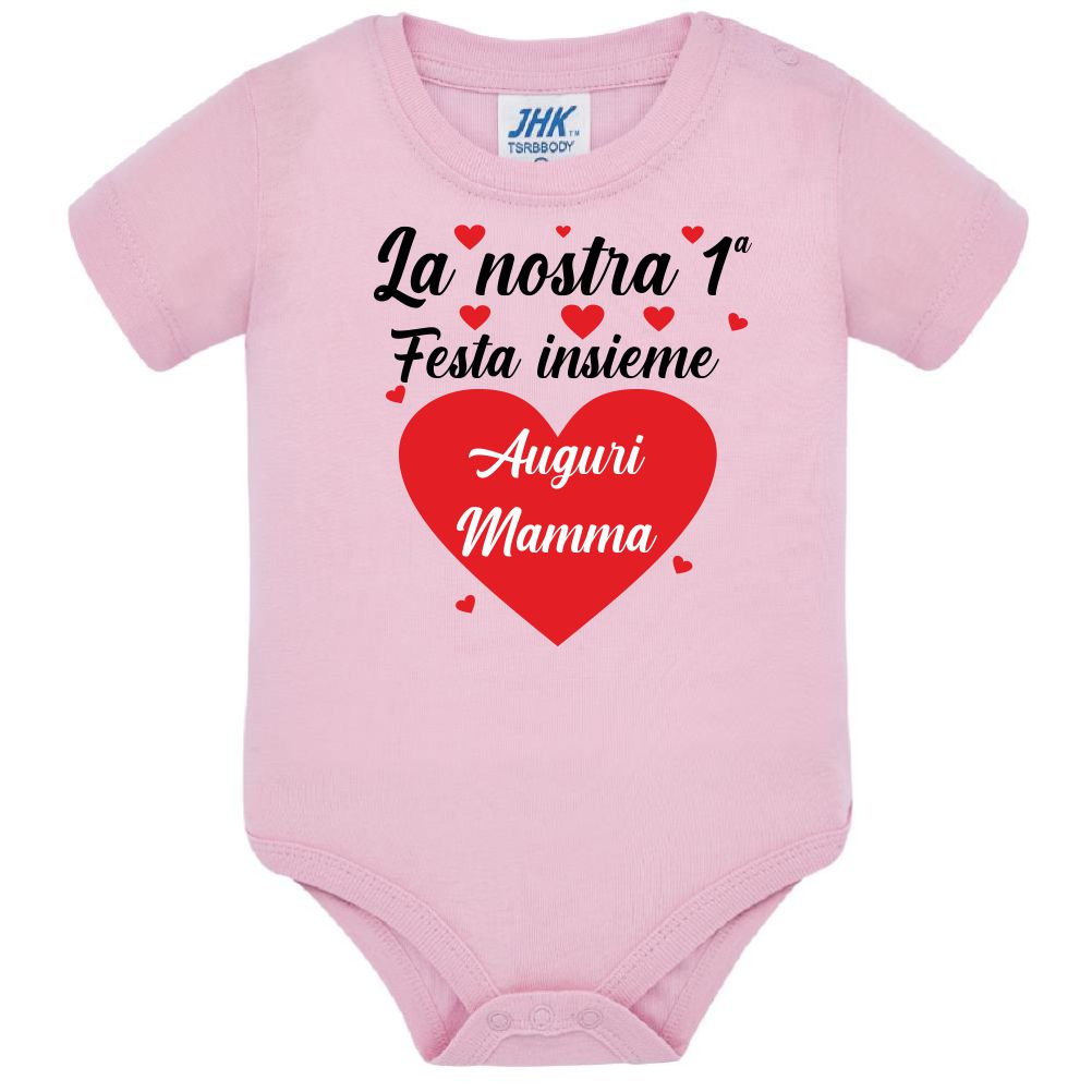 Body Neonato Prima Festa Della Mamma Auguri Mamma – 100% Cotone PS 28180-0015
