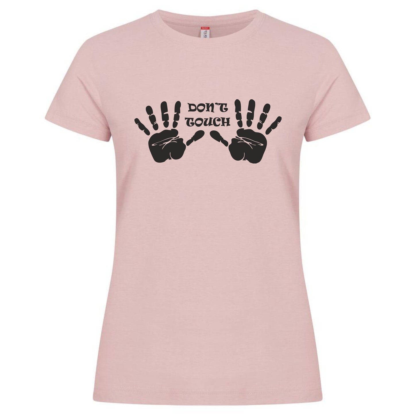 T-Shirt Donna “Don’t Touch” Maglietta Aderente Maniche Corte – PS 28870-008