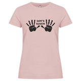 T-Shirt Donna “Don’t Touch” Maglietta Aderente Maniche Corte – PS 28870-008