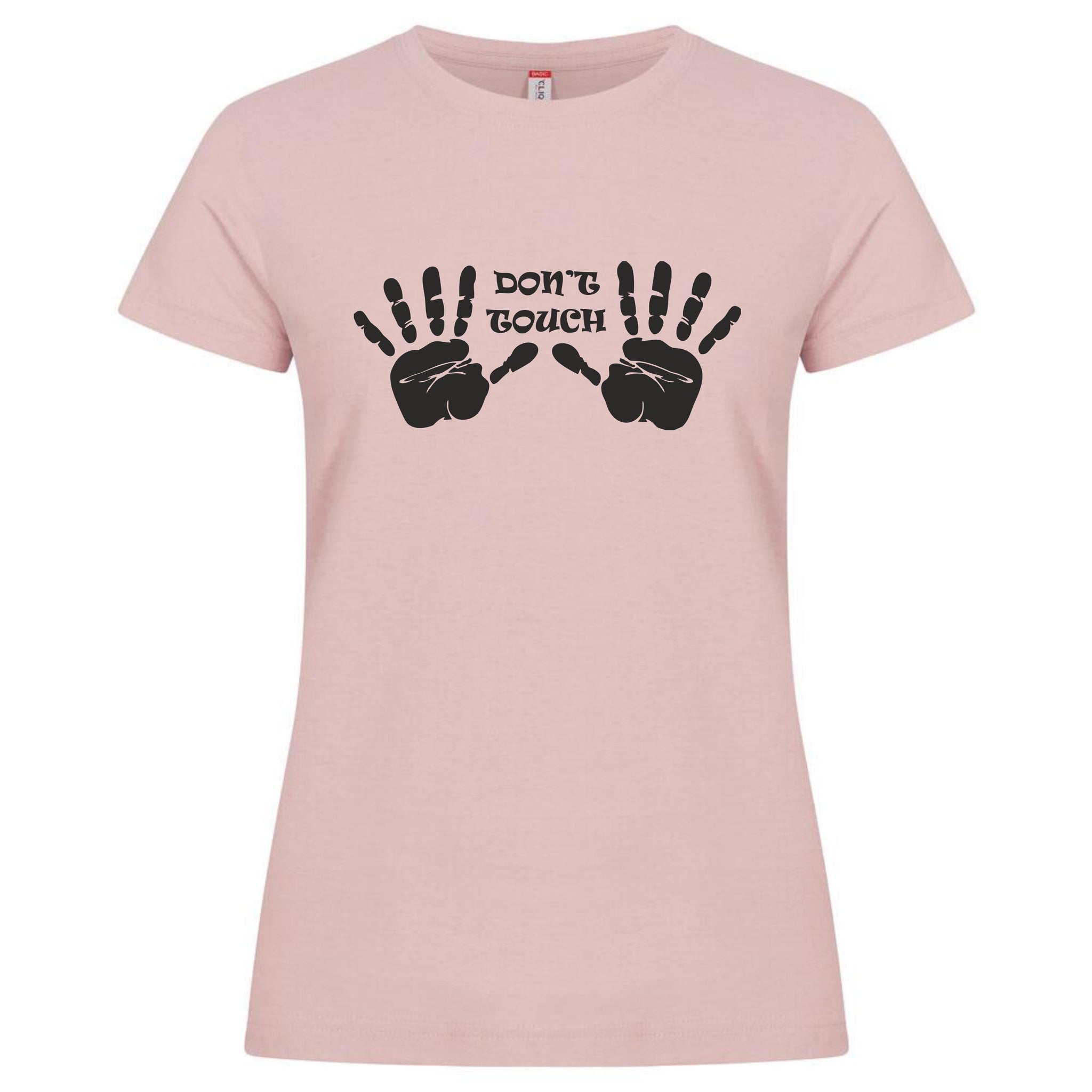 T-Shirt Donna “Don’t Touch” Maglietta Aderente Maniche Corte – PS 28870-008