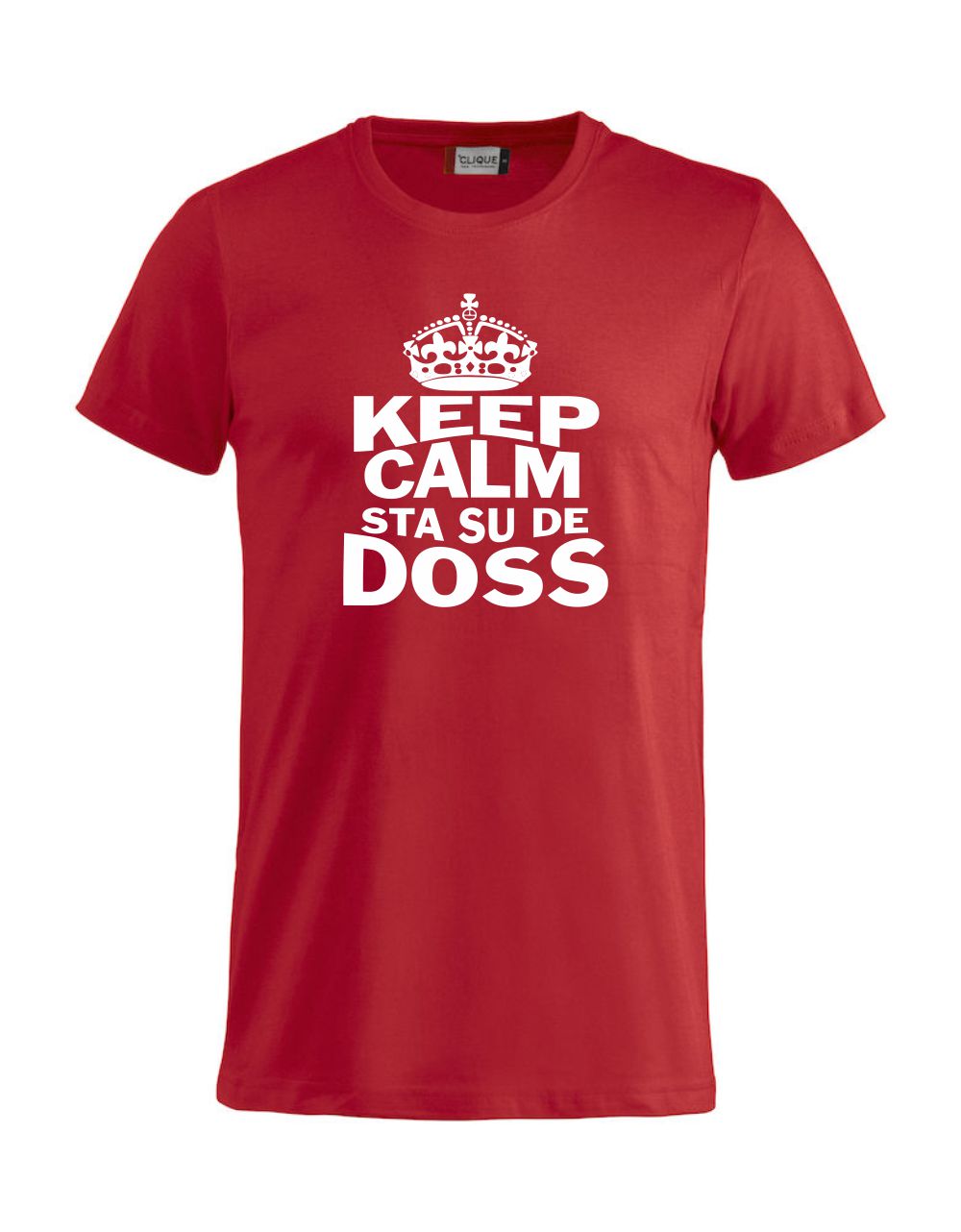 T-Shirt “Keep Calm Sta Su De Doss” Uomo e Bambino – Maglietta Simpatica con Stampa – PS 27431-A010