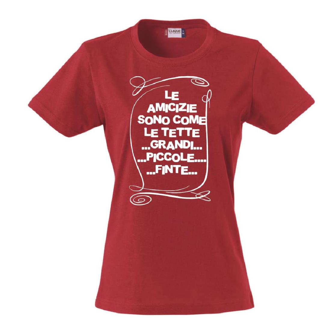 T-Shirt Donna “Le Amicizie Sono Come…” – Maglietta Divertente – PS 28870-012