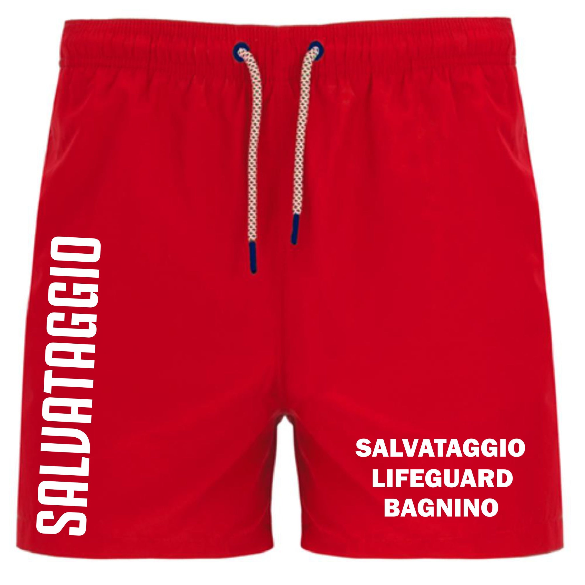 Costume da Bagno Salvataggio Lifeguard Bagnino Pantaloncino Balos Mare Piscina Personalizzabile PS 41114-BS