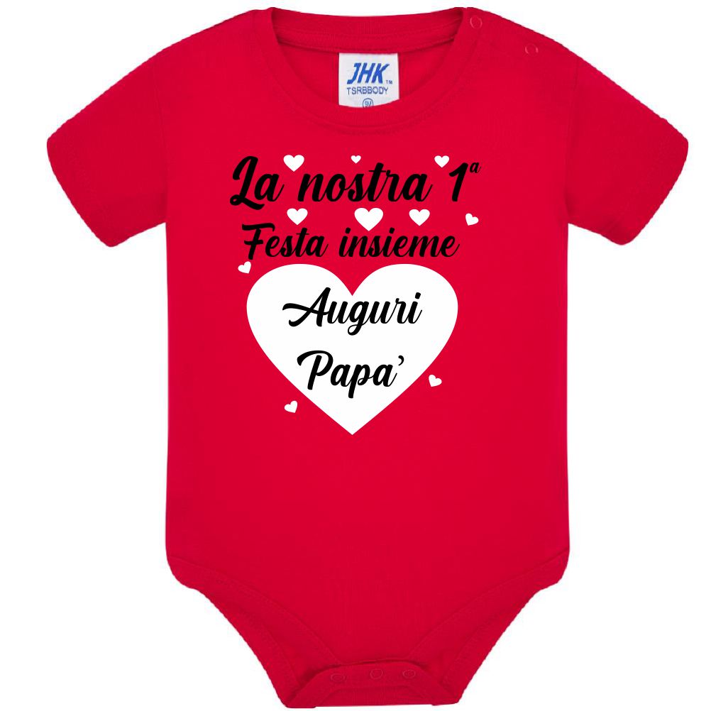 Body Neonato Prima Festa Del Papà “Auguri Papà – 100% Cotone PS 28180-0014