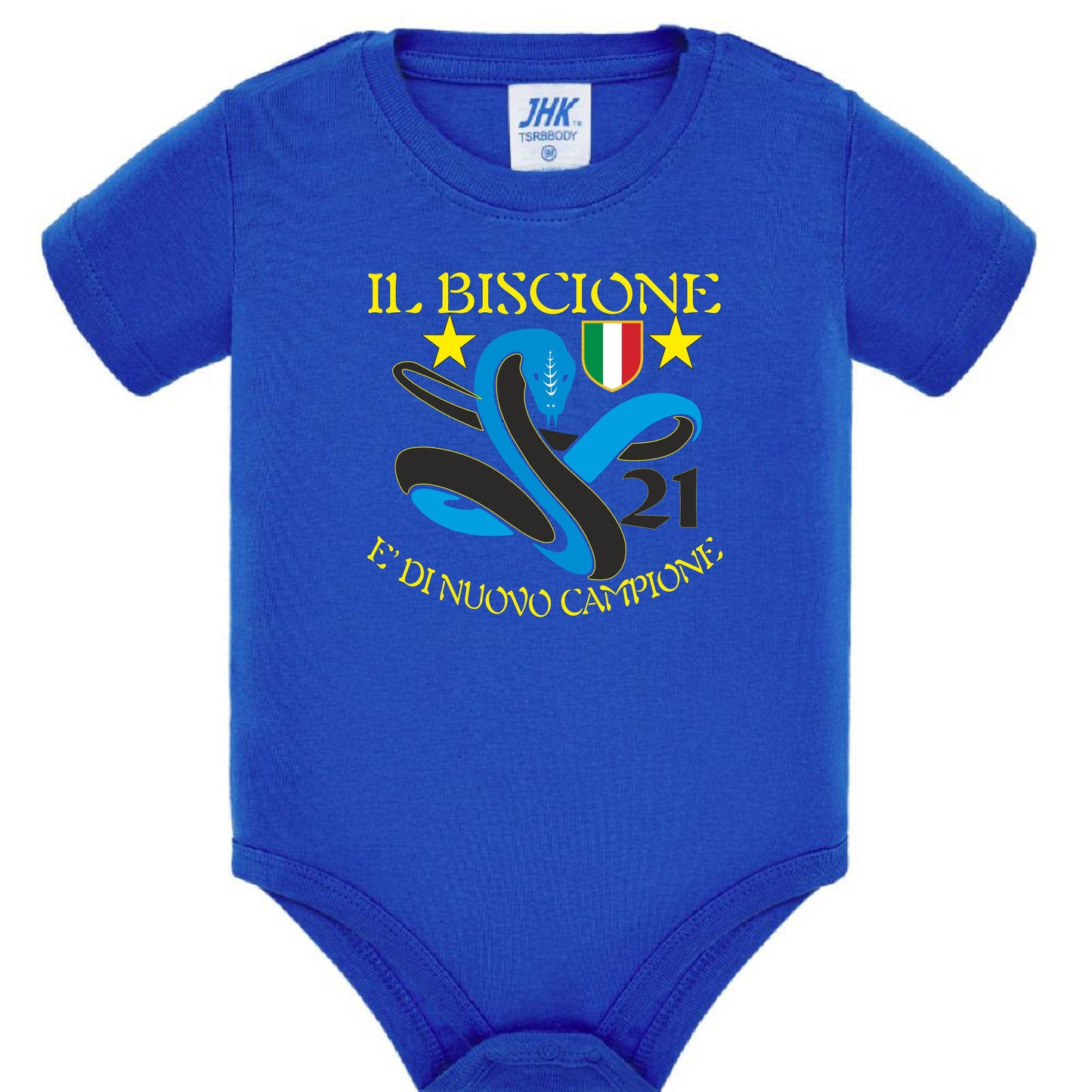 Body Neonato Inter Campioni d’Italia 2025/2026 – 21 Scudetti – PS 28180-INT-01