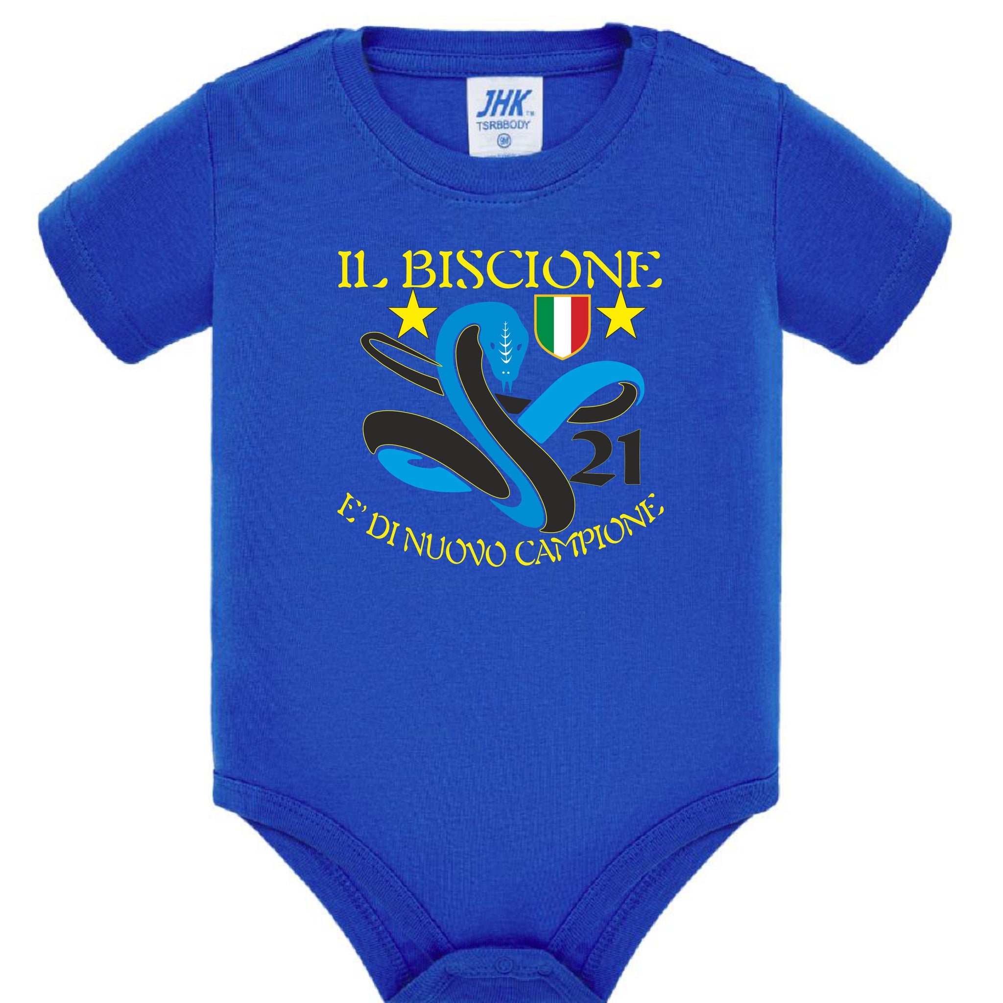 Body Neonato Inter Campioni d’Italia 2025/2026 – 21 Scudetti – PS 28180-INT-01