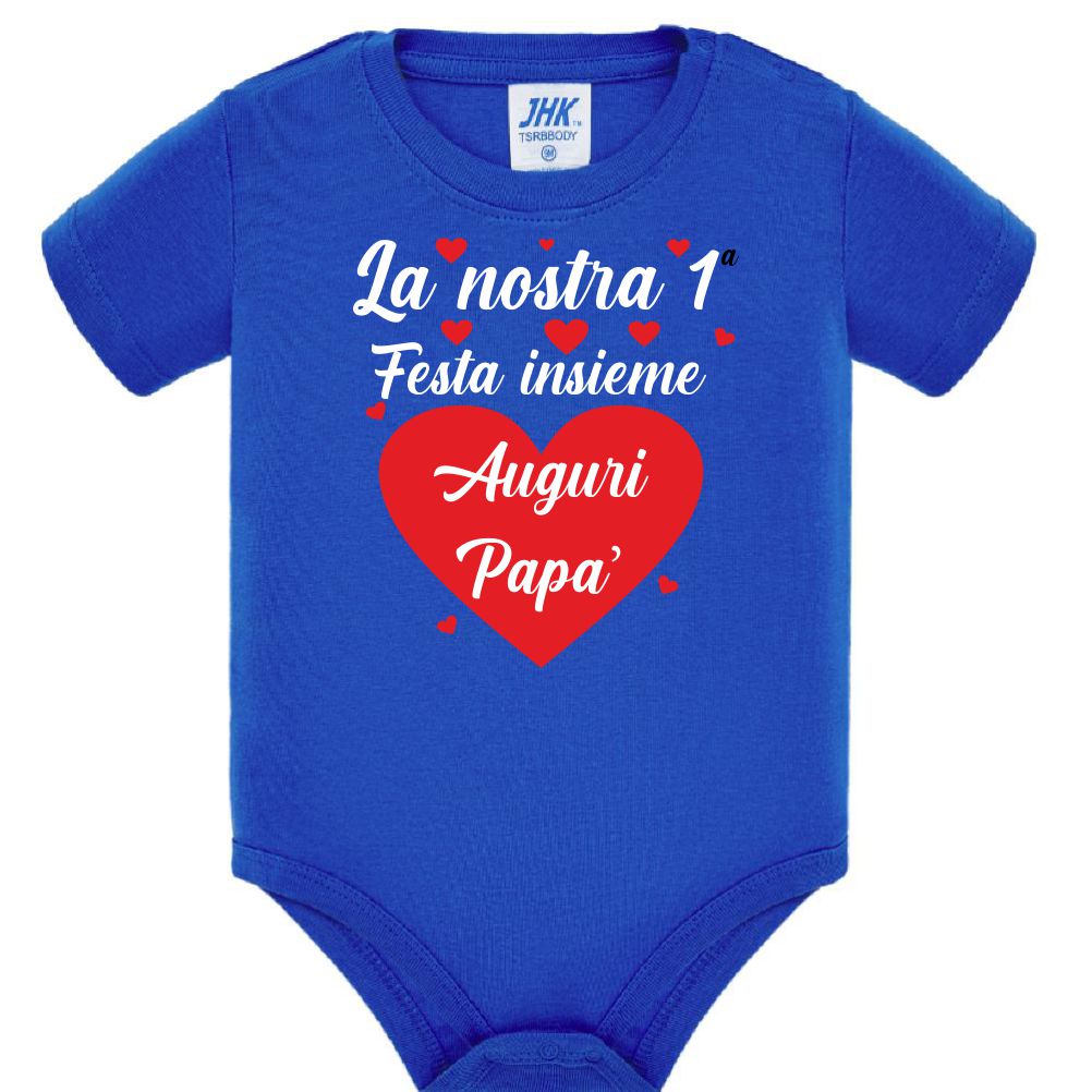 Body Neonato Prima Festa Del Papà “Auguri Papà – 100% Cotone PS 28180-0014