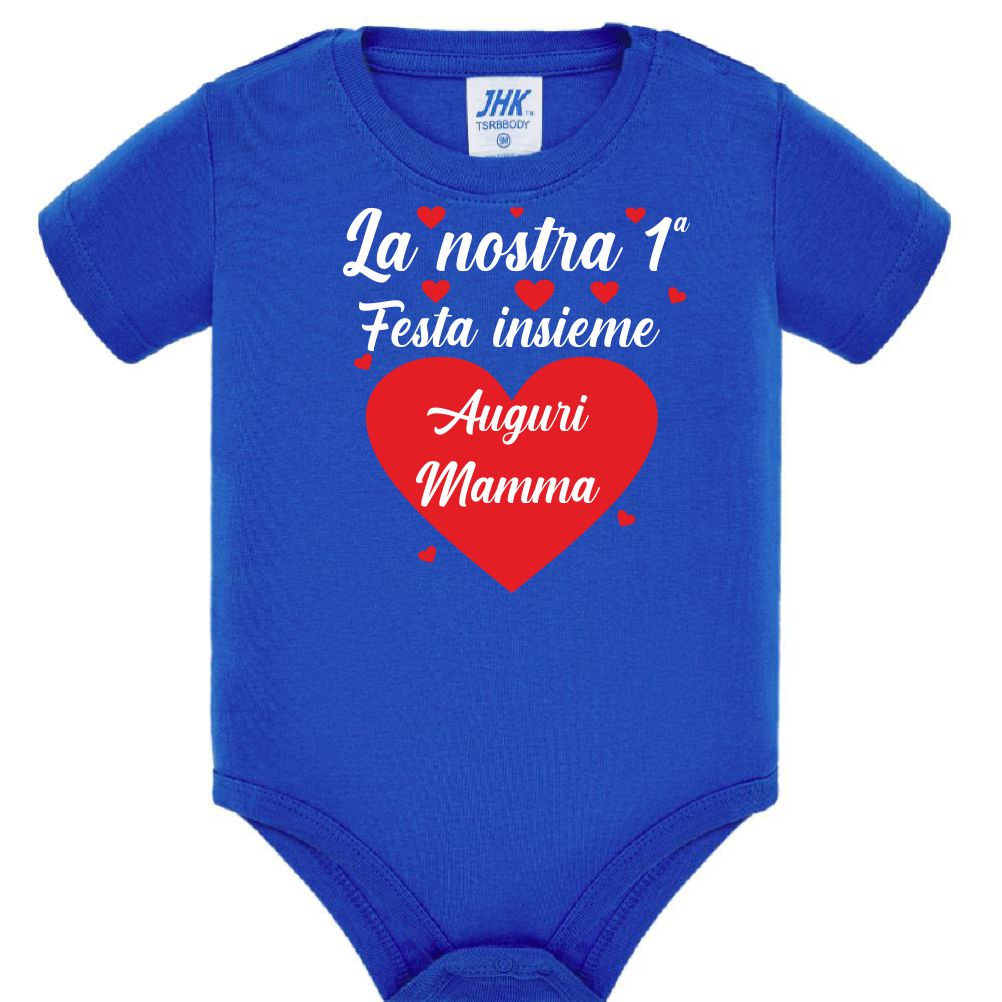Body Neonato Prima Festa Della Mamma Auguri Mamma – 100% Cotone PS 28180-0015
