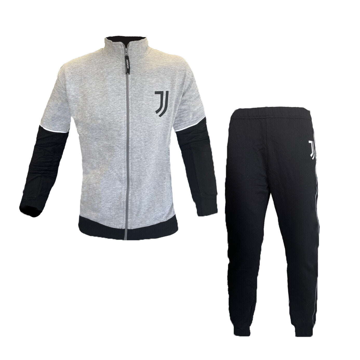 Tuta / Pigiama Juventus FC Homewear Full Zip – Felpa in Cotone – Ragazzo / Uomo – PS 41386