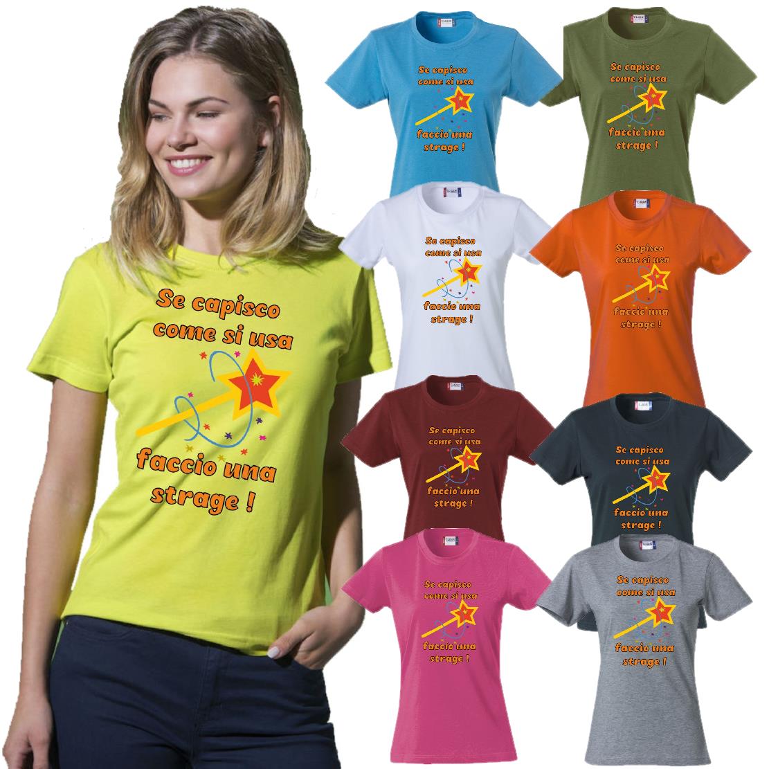 T-Shirt Donna “Se Capisco Come Funziona Faccio Una Strage” – Maglietta Umoristica – PS 28870-010