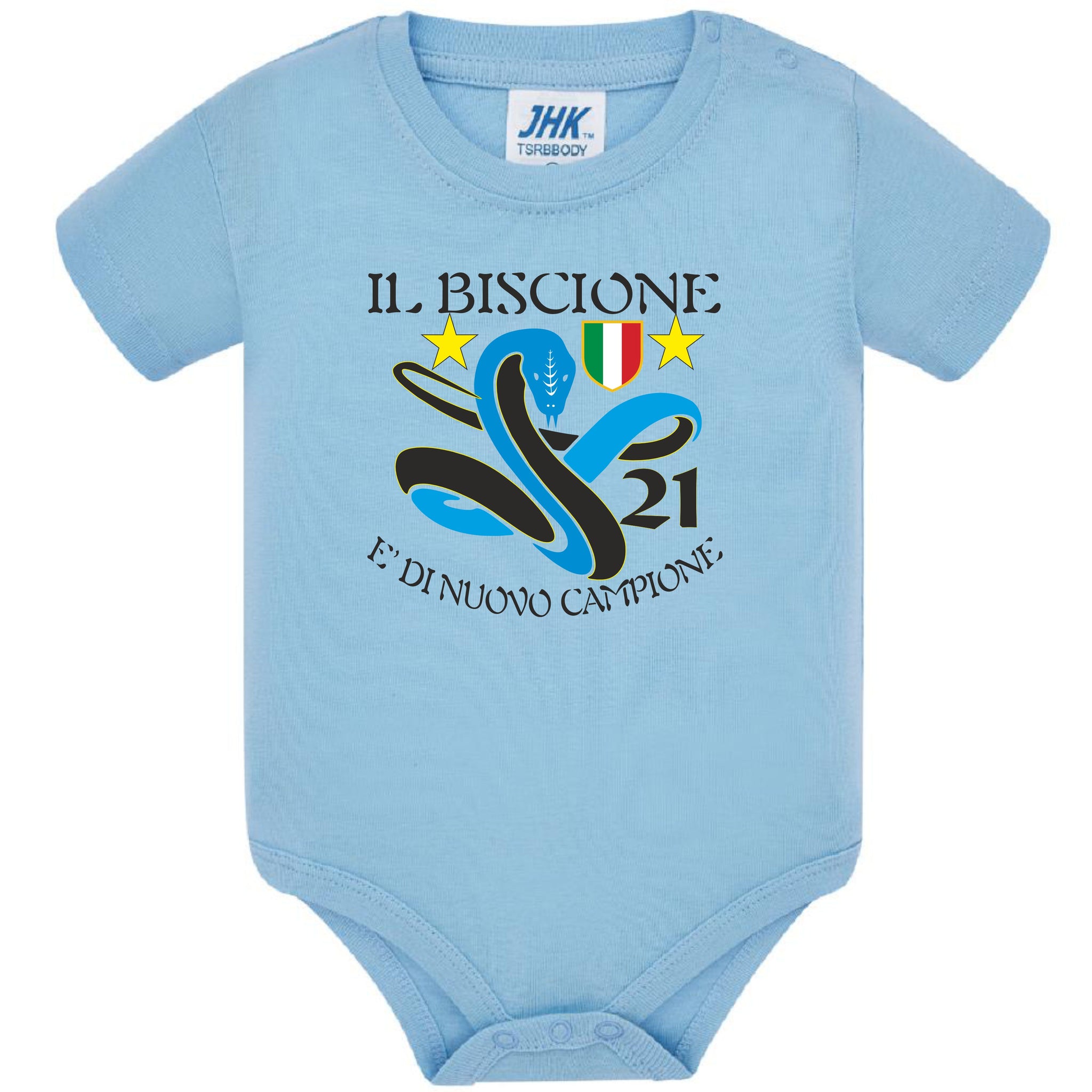 Body Neonato Inter Campioni d’Italia 2025/2026 – 21 Scudetti – PS 28180-INT-01