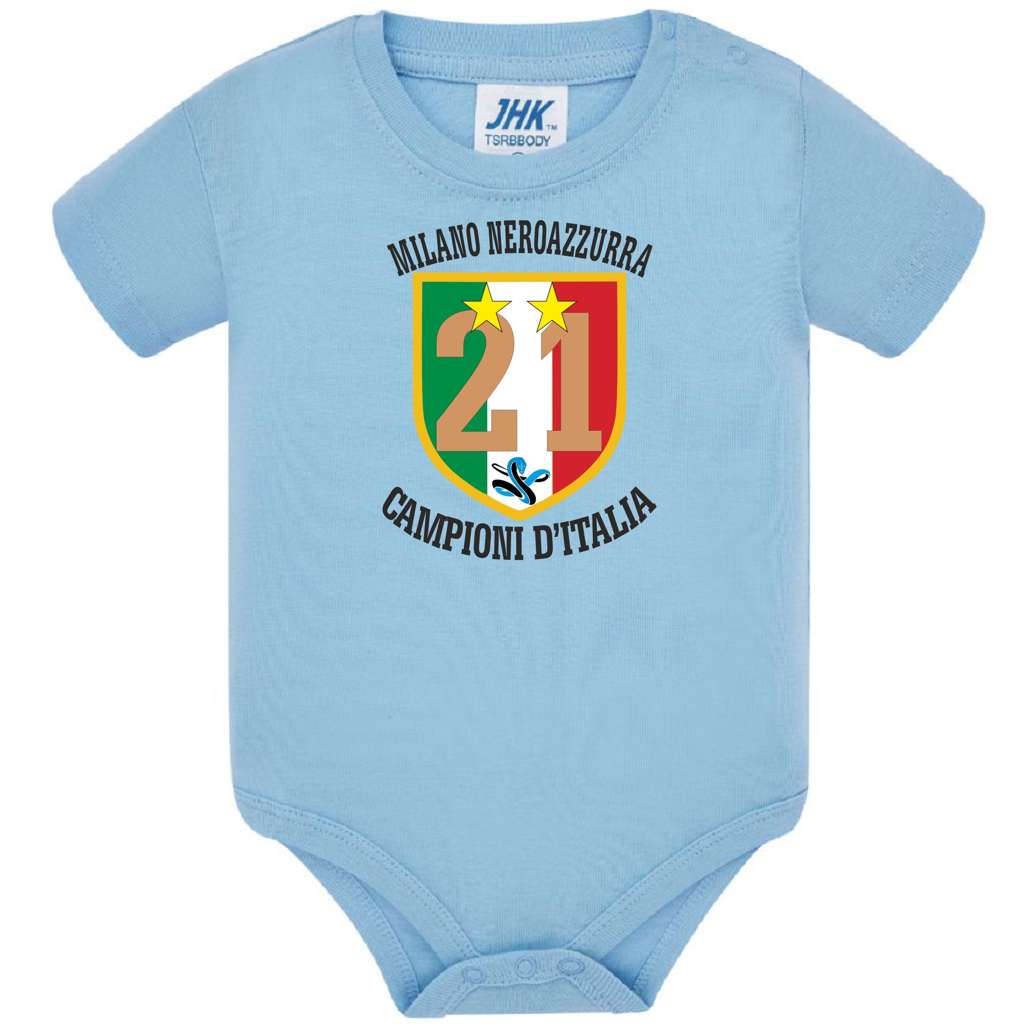 Body Neonato Inter Campioni d’Italia 2025/2026 – 21 Scudetti – PS 28180-INT-01