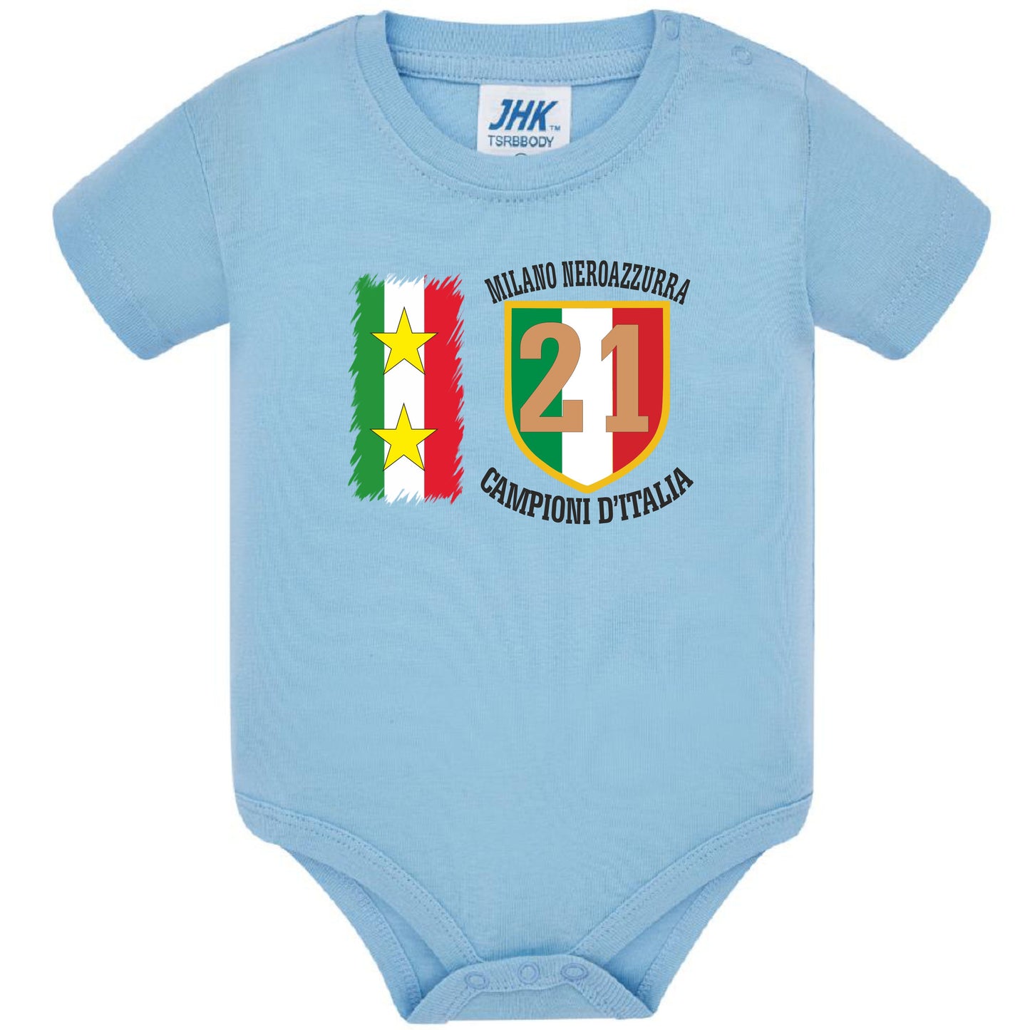 Body Neonato Inter Campioni d’Italia 2025/2026 – 21 Scudetti – PS 28180-INT-01