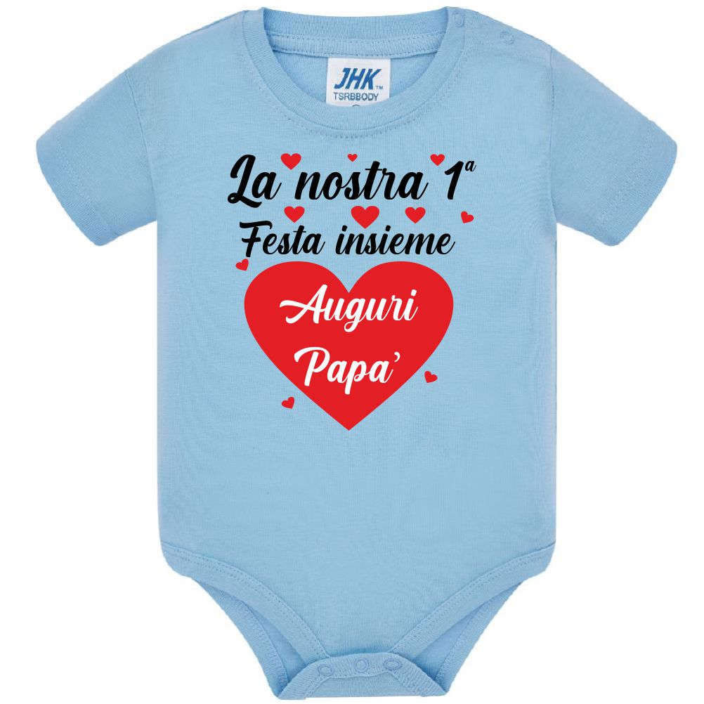 Body Neonato Prima Festa Del Papà “Auguri Papà – 100% Cotone PS 28180-0014