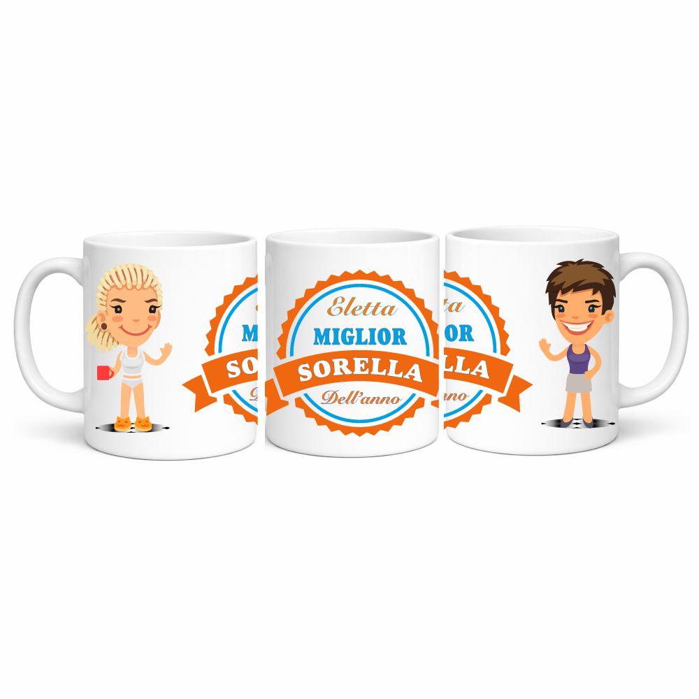 Tazza in Ceramica “Eletto/a miglior...” – Tazza Personalizzata PS 09370-3046