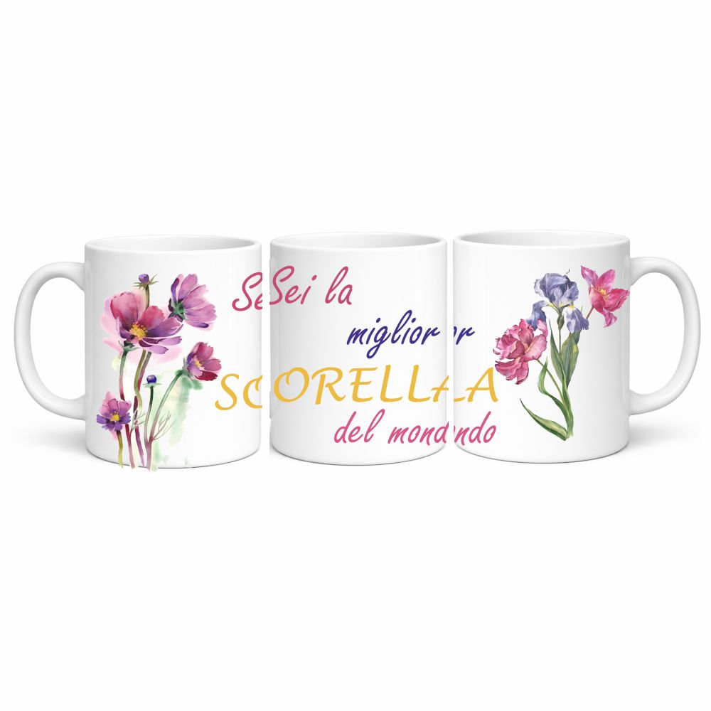 Tazza in Ceramica Personalizzabile “Miglior Mamma / Amica / Zia / ...” – Tazza Personalizzata PS 09370-3044