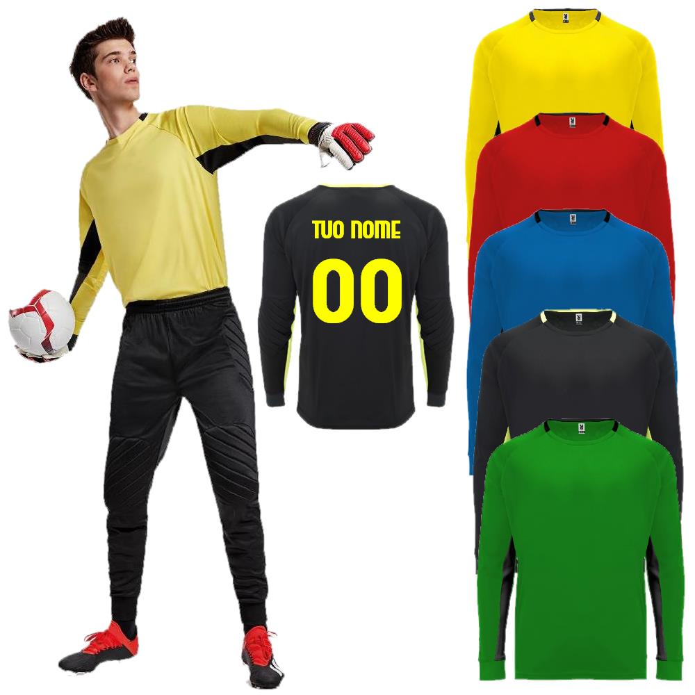 Maglia da Portiere Manica Lunga Imbottita Personalizzabile – PS 40396
