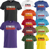 T-Shirt Uomo “Stress Attenzione 99%” – Maglietta Simpatica e Divertente PS 27431-A002