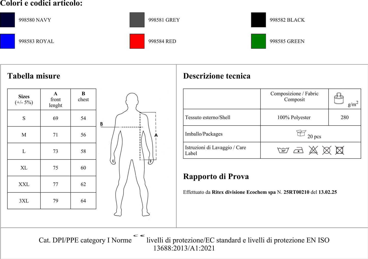 Felpa Uomo Queens – Full Zip Personalizzabile con Stampa e Ricamo JRC PS 46658 - PRS